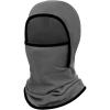 Haloumoning Kids Girls Winter Ski Face Mask Balaclava Youth Fleece Warmer Hooded Windproof Neck Gaiter 8-12 Years(Dark Grey)