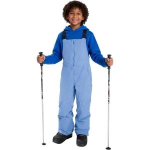 Haloumoning Boys Snow Bibs Kids Ski Pants Waterproof Insulated Snowboard Winter Overalls 5-14 Years(Light Blue)