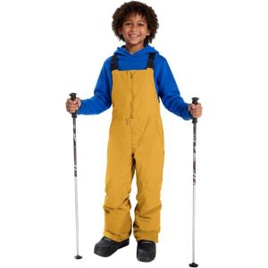 Haloumoning Boys Snow Bibs Kids Ski Pants Waterproof Insulated Snowboard Winter Overalls 5-14 Years(Yellow)