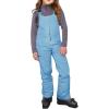 Haloumoning Kids Snow Bibs Girls Ski Pants Waterproof Insulated Snowboard Overalls Snowsuit 5-14 Years(Light Blue)
