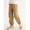 Haloumoning Boys Cargo Pants Kids Casual Elastic Waist Joggers Cotton Sweatpants 5-14 Years