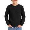Haloumoning Boys Crewneck Pullover Sweater Kids Waffle Textured Raglan Sleeve Knitted Sweaters 5-14 Years(Black)
