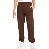 Haloumoning Boys Fleece Sweatpants Kids Elastic Waist Casual Joggers Active Athletic Pants with Pockets 5-14Y(Deep Coffee)