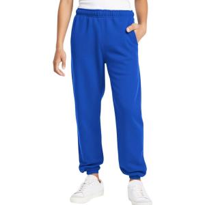 Haloumoning Boys Fleece Sweatpants Kids Elastic Waist Casual Joggers Active Athletic Pants with Pockets 5-14Y(Royal Blue)