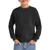 Haloumoning Boys Geometric Texture Sweatshirts Fashion Crewneck Long Sleeve Pullover Shirts 5-14 Years(Black)
