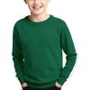 Haloumoning Boys Striped Long Sleeve Sweater Kids Fashion Crewneck Knit Pullover Fall Clothes 5-14Y(Green)