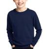 Haloumoning Boys Striped Long Sleeve Sweater Kids Fashion Crewneck Knit Pullover Fall Clothes 5-14Y(Navy)