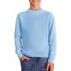Haloumoning Boys Sweaters Kids Crewneck Long Sleeve Knit Pullover Sweater 5-14 Years(Blue)