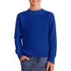 Haloumoning Boys Sweaters Kids Crewneck Long Sleeve Knit Pullover Sweater 5-14 Years(Royal Blue)