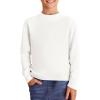Haloumoning Boys Sweaters Kids Crewneck Long Sleeve Knit Pullover Sweater 5-14 Years(White)