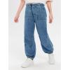 Haloumoning Girls Casual Denim Pants High Waist Jogger Jeans with Pocket 5-14 Years