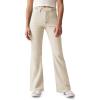 Haloumoning Girls Flare Jeans Kids Fashion Stretchy Denim Pants Bell Bottoms with Pockets(Beige)