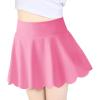 Haloumoning Girls Skorts Flowy Butterfly Athletic Shorts Kids A Line Pleated Tennis Golf Skirts with Pockets(Pink)