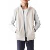 Haloumoning Boys Polar Fleece Vest Kids Full-Zip Lightweight Sleeveless Jacket Fall Winter Warm Outwear 5-14 Years(Beige)