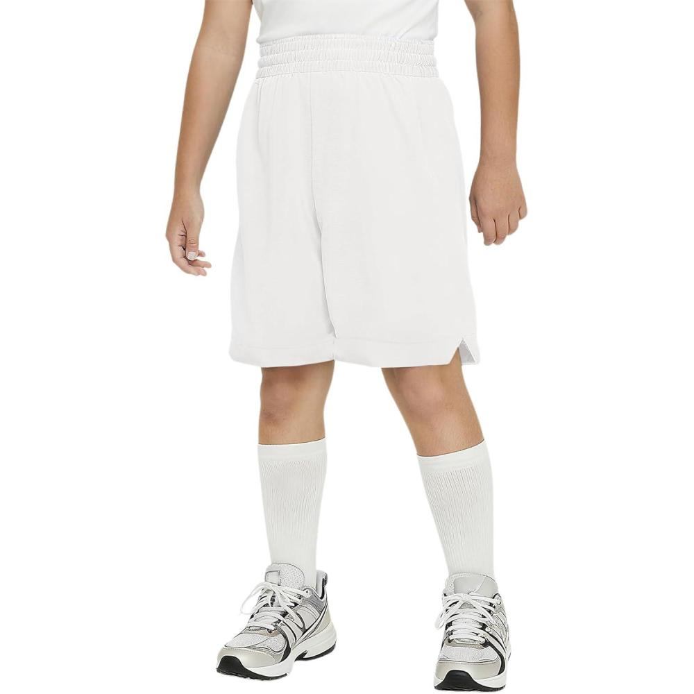 image:imageHaloumoning Boys Athletic Shorts High Waist Elastic Active Performance Running Basketball Shorts with Pockets 514 YearsWhite