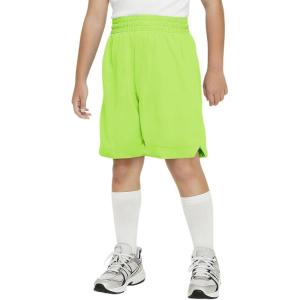 Haloumoning Boys Athletic Shorts High Waist Elastic Active Performance Running Basketball Shorts with Pockets 5-14 Years(Fluorescent Green)