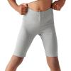Haloumoning Girls Bike Shorts Kids Athletic Volleyball Shorts Comfy Under Dress Dance Short Leggings 5-14 Years(Grey)