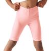 Haloumoning Girls Bike Shorts Kids Athletic Volleyball Shorts Comfy Under Dress Dance Short Leggings 5-14 Years(Light Pink)