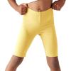 Haloumoning Girls Bike Shorts Kids Athletic Volleyball Shorts Comfy Under Dress Dance Short Leggings 5-14 Years(Yellow)