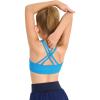 Haloumoning Girls Training Bra Kids Strappy Scoop Neck Bras Yoga Sports Comfort Dance Crop Top 5-14 Years(Turquoise)