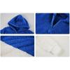 Haloumoning Girls Fuzzy Fleece Pullover Hoodies Sweatshirt Casual Loose Outwear Coat with Pockets 4-15 Years(A-blue)