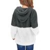 Haloumoning Girls Fuzzy Fleece Pullover Hoodies Sweatshirt Casual Loose Outwear Coat with Pockets 4-15 Years(A-dark Grey)