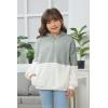 Haloumoning Girls Fuzzy Fleece Pullover Hoodies Sweatshirt Casual Loose Outwear Coat with Pockets 4-15 Years(A-light Grey)