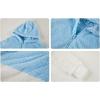 Haloumoning Girls Fuzzy Fleece Pullover Hoodies Sweatshirt Casual Loose Outwear Coat with Pockets 4-15 Years(A-sky Blue)