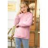 Haloumoning Girls Fuzzy Fleece Pullover Hoodies Sweatshirt Casual Loose Outwear Coat with Pockets 4-15 Years(C-dark Pink)