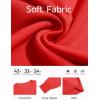 Haloumoing Girls Long Sleeve Sweaters Kids Casual Crew Neck Knit Cute Fall Pullover Tops 5-14 Years(Red)