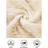 Haloumoning Girls Cute Heart Love Print Sweater Tops Oversized Crew Neck Dot Ball Knitted Valentine Pullover 5-14 Years(Beige)
