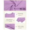 Haloumoning Baby Girls and Toddlers’ Crewneck Sweatshirts Kids Long Sleeve Fall Pullovers 2-10 Years(Purple)