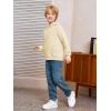 Haloumoning Baby Toddler Kid Boy Hooded Sweatshirts Fleece Hoodies Ear Hoodie Pullover Clothes with Pocket 1-8 Years(Apricot)