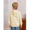 Haloumoning Baby Toddler Kid Boy Hooded Sweatshirts Fleece Hoodies Ear Hoodie Pullover Clothes with Pocket 1-8 Years(Apricot)