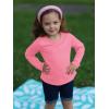 Haloumoning Toddler Baby Girls Long Sleeve T Shirt Little Kids Fall Crew Neck Tops Casual Tees 3-10 Years(Pink)