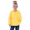 Haloumoning Toddler Girls Fuzzy Fleece Hoodies Baby Kids Warm Pullover Hooded Sweatshirt with Pockets(Yellow)