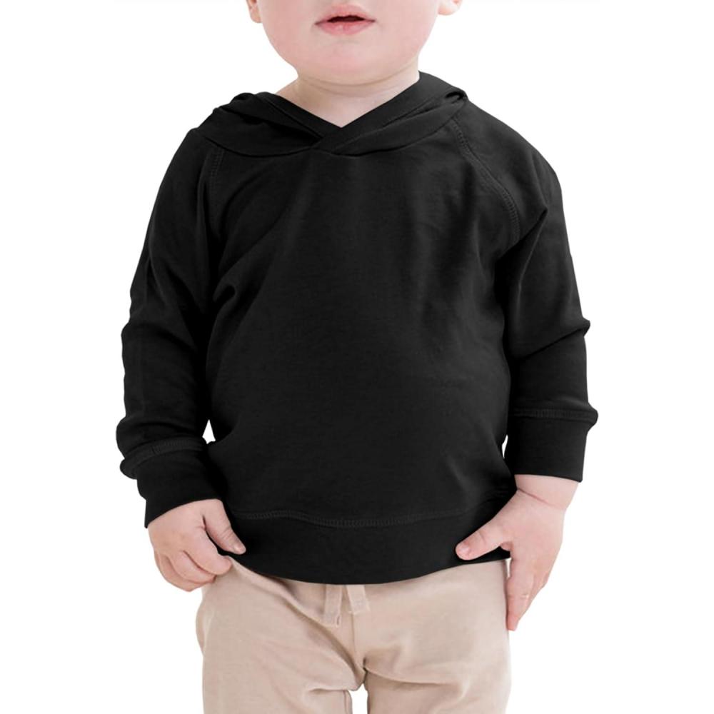 image:imageHaloumoning Toddler Boys Hoodie Baby Kids Long Sleeve Solid Hooded Sweatshirt 310 YearsBlack