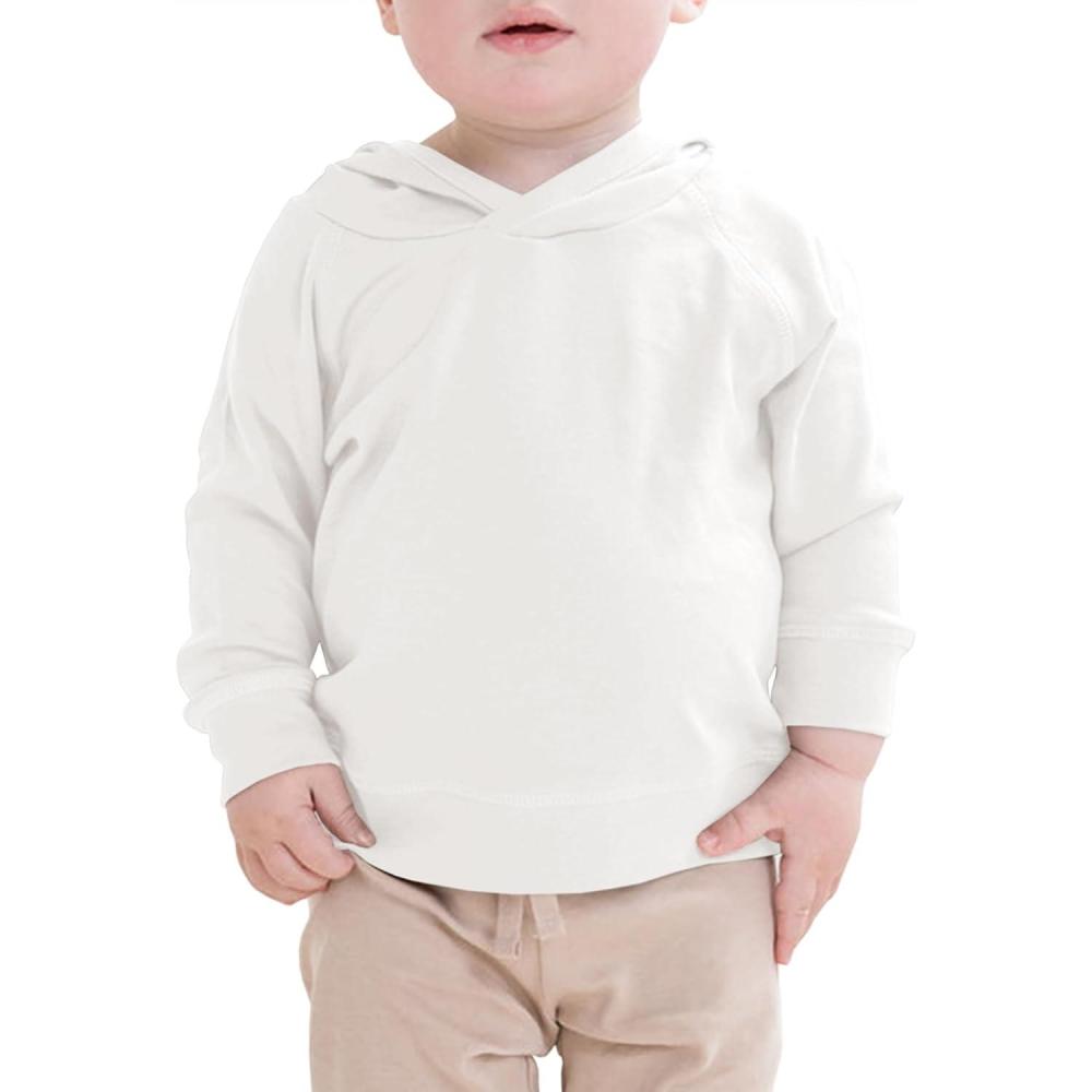 image:imageHaloumoning Toddler Boys Hoodie Baby Kids Long Sleeve Solid Hooded Sweatshirt 310 YearsWhite