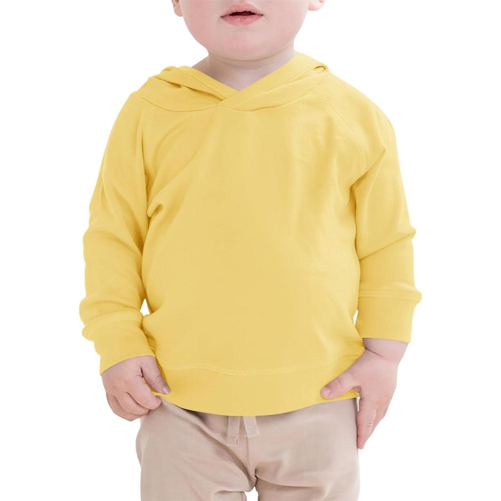 image:imageHaloumoning Toddler Boys Hoodie Baby Kids Long Sleeve Solid Hooded Sweatshirt 310 YearsYellow