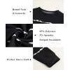 Haloumoning Girls Striped Color Block Sweatshirts Kids Tie Dye Crewneck Long Sleeve Pullover Tops 4-15 Years(A-black)