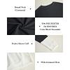 Haloumoning Girls Striped Color Block Sweatshirts Kids Tie Dye Crewneck Long Sleeve Pullover Tops 4-15 Years(C-black)
