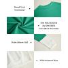 Haloumoning Girls Striped Color Block Sweatshirts Kids Tie Dye Crewneck Long Sleeve Pullover Tops 4-15 Years(C-green)