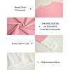 Haloumoning Girls Striped Color Block Sweatshirts Kids Tie Dye Crewneck Long Sleeve Pullover Tops 4-15 Years(C-pink)