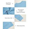 Haloumoning Girls Striped Color Block Sweatshirts Kids Tie Dye Crewneck Long Sleeve Pullover Tops 4-15 Years(D-blue)