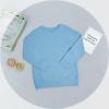 Haloumoning Girls Striped Color Block Sweatshirts Kids Tie Dye Crewneck Long Sleeve Pullover Tops 4-15 Years(D-blue)