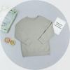 Haloumoning Girls Striped Color Block Sweatshirts Kids Tie Dye Crewneck Long Sleeve Pullover Tops 4-15 Years(D-grey)