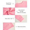 Haloumoning Girls Striped Color Block Sweatshirts Kids Tie Dye Crewneck Long Sleeve Pullover Tops 4-15 Years(D-pink)