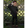 Haloumoning Toddler Boys Hoodie Baby Kids Long Sleeve Solid Hooded Sweatshirt 3-10 Years(Black)