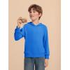 Haloumoning Toddler Boys Hoodie Baby Kids Long Sleeve Solid Hooded Sweatshirt 3-10 Years(Dark Blue)