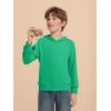 Haloumoning Toddler Boys Hoodie Baby Kids Long Sleeve Solid Hooded Sweatshirt 3-10 Years(Green)